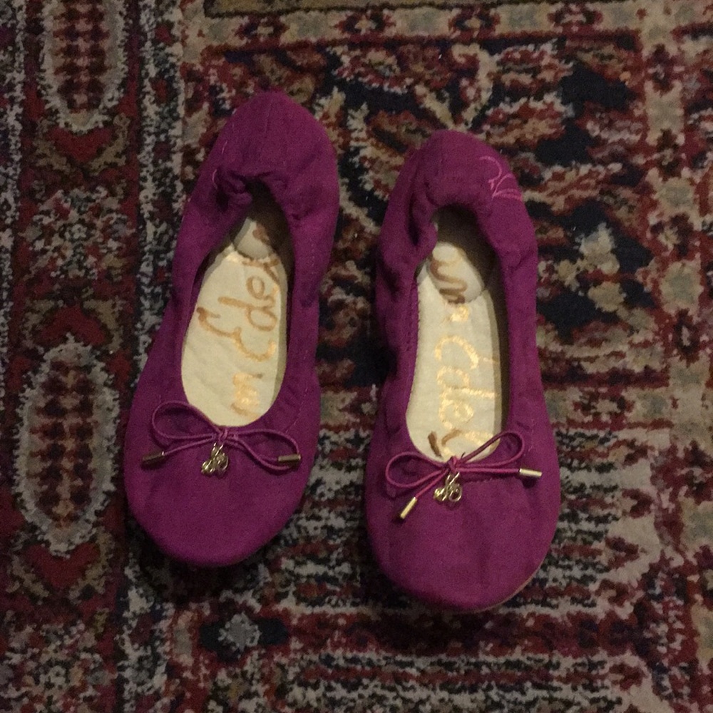 Sam Edelman Felicia magenta ballet slip on